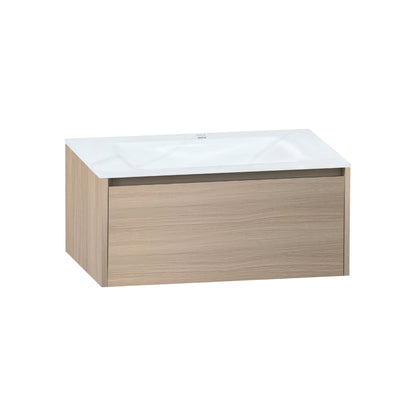 32''/36''/40'' Thermoformed Stone Top with Single Floating Bathroom Vanity